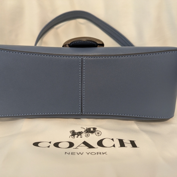 Coach Soft Tabby Shoulder Bag in Chambray (blue) - Picture 6 of 14